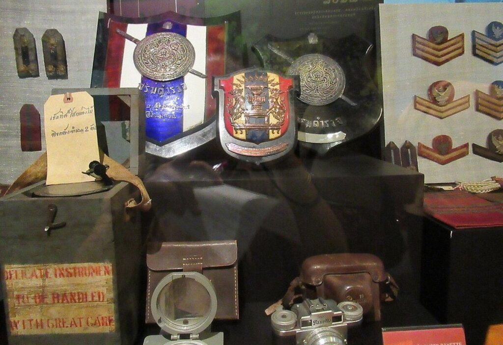 Thai Police Museum exhibits